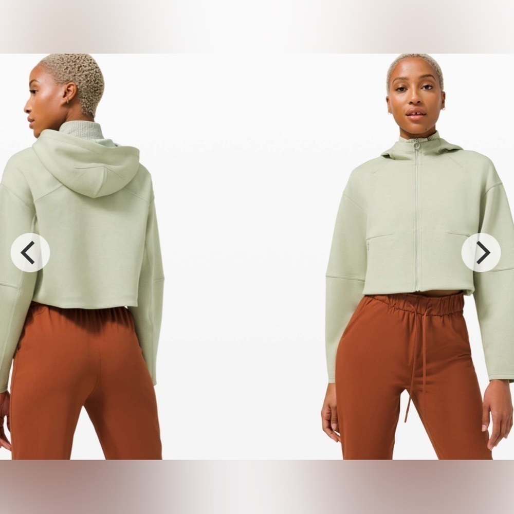 Lululemon Soft Oversized Zip Hoodie Size M/L Green Fern W3ESNS - Picture 9 of 11